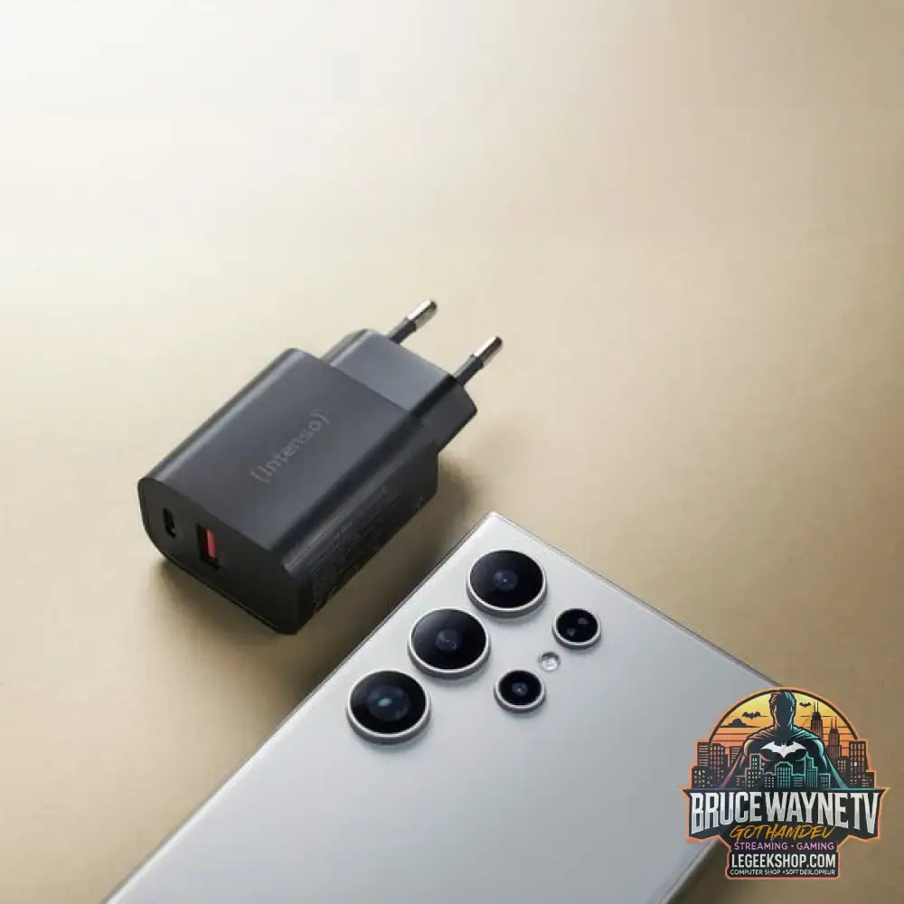 Intenso Power Adapter W30AC, Ladegerät schwarz, 30W - Intenso - vue 7