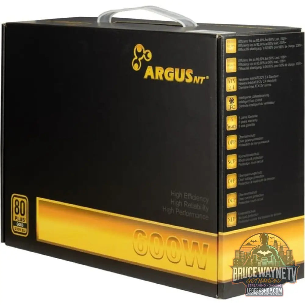 Inter-Tech Argus GPS-600 600W, alimentation PC - Inter-Tech - vue 5
