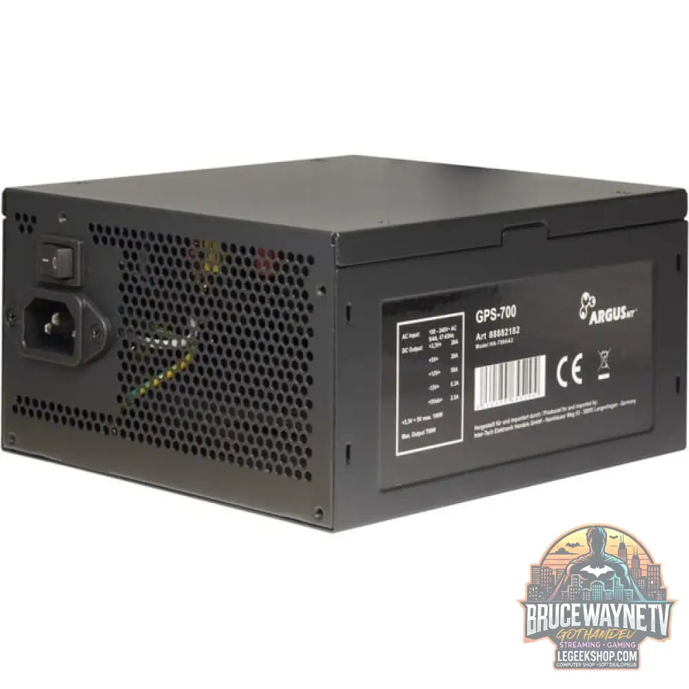 Inter-Tech Argus GPS-700 700W, alimentation PC - Inter-Tech - vue 3