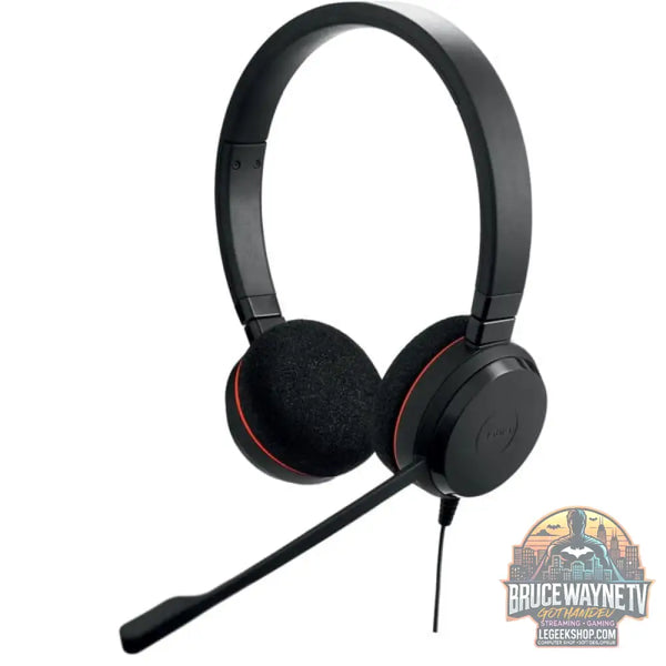 Jabra Evolve 20, Headset noir, Microsoft Teams-Version, USB-C et USB-A, Stereo - Jabra