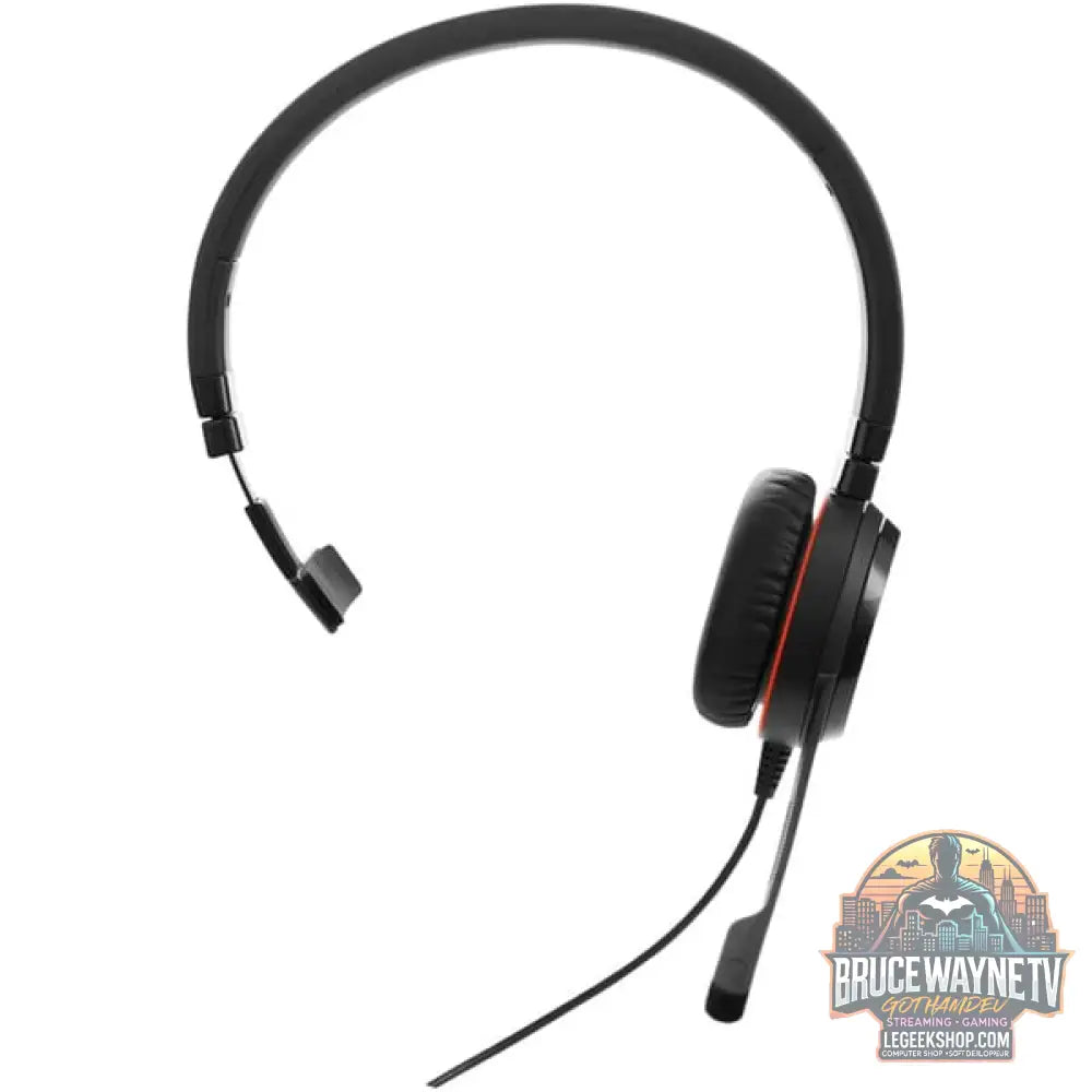 Jabra Evolve 30 II, Headset noir, UC, 3,5 mm Klinkenstecker, USB C et USB A, Mono - Jabra - vue 3