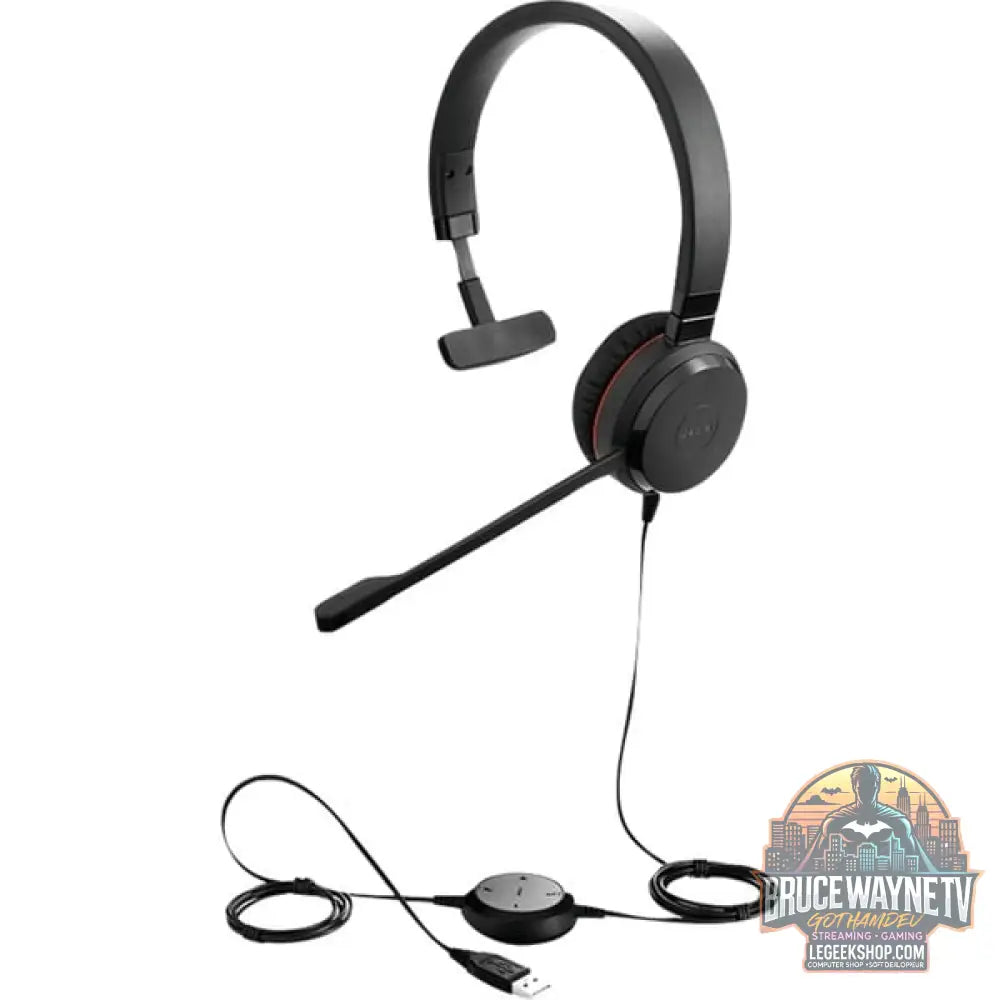 Jabra Evolve 30 II MS Mono, Headset noir - Jabra - vue 4