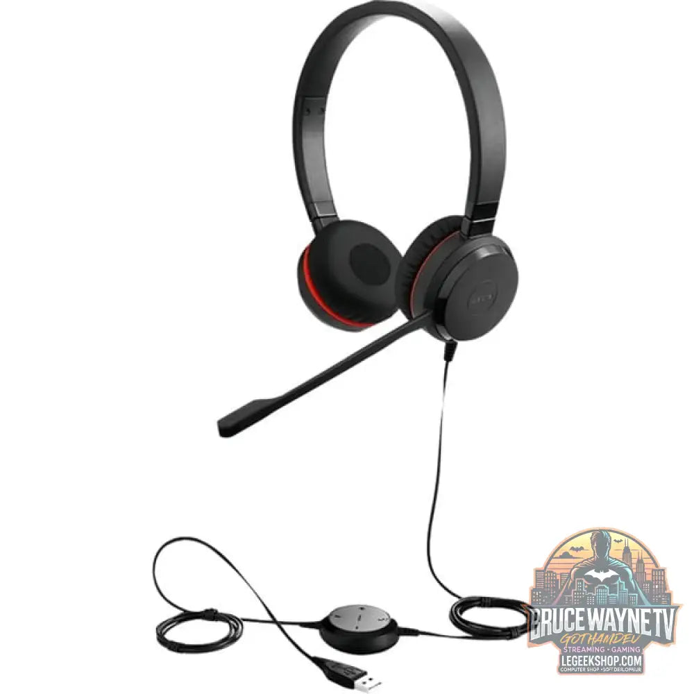 Jabra EVOLVE 30 II MS Stereo, Headset noir - Jabra - vue 3