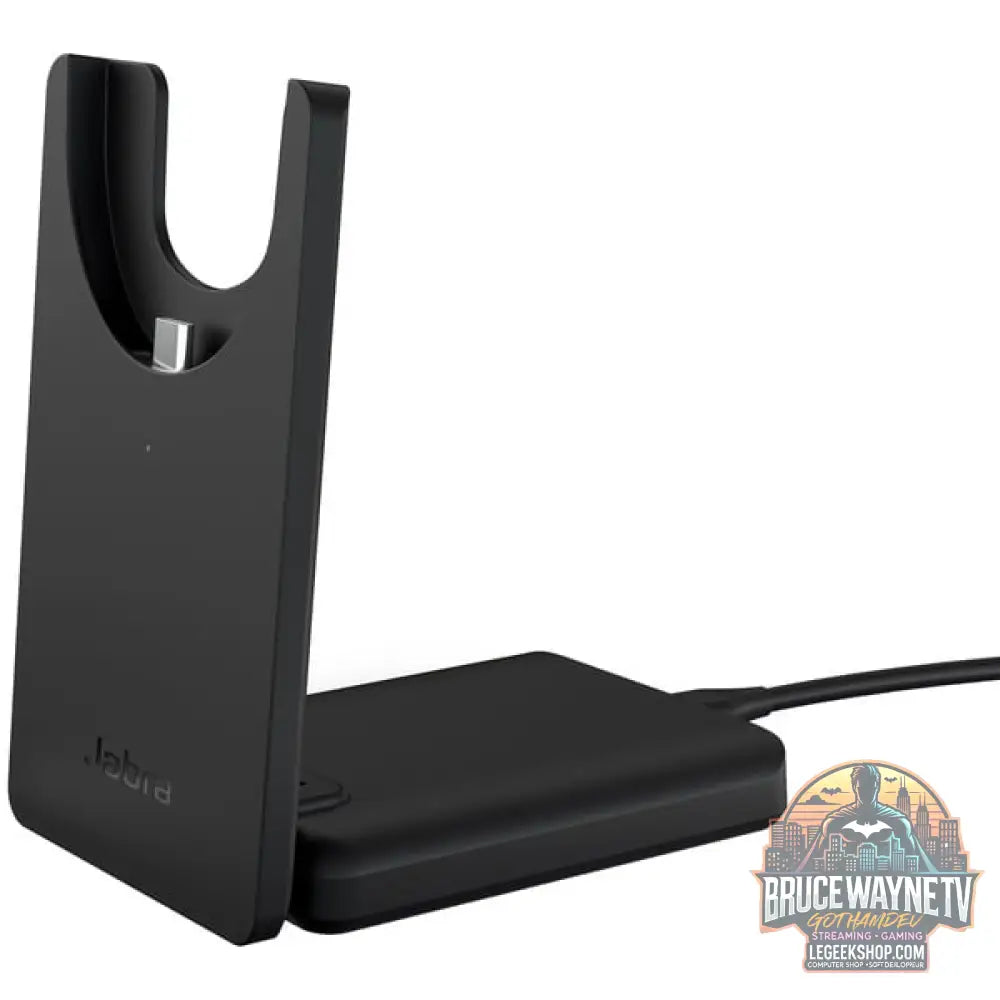 Jabra Evolve2 55, avec station de charge, Headset noir, Stereo, Microsoft Teams, USB-A, Link380a - Jabra - vue 6