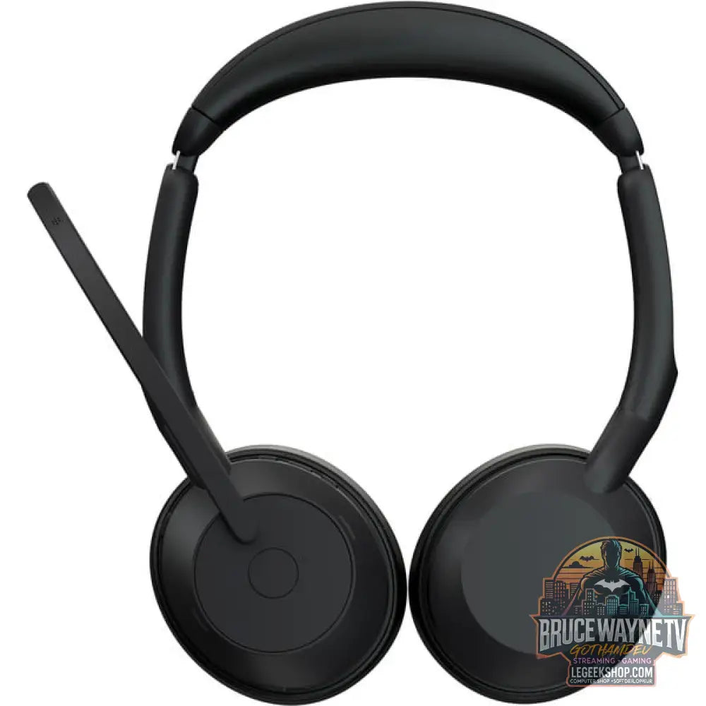 Jabra Evolve2 55, avec station de charge, Headset noir, Stereo, UC, USB-C, Link380c - Jabra - vue 4