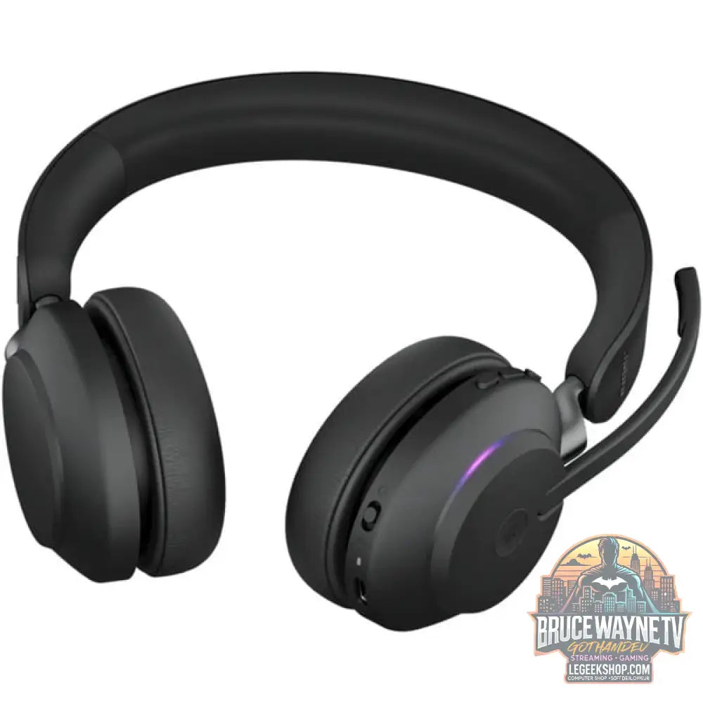 Jabra Evolve2 65, Headset noir, Microsoft Teams, USB-A - Jabra - vue 4