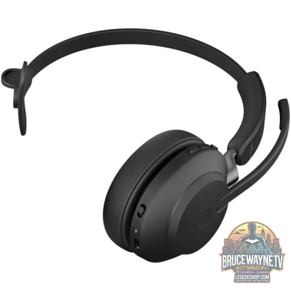 Jabra Evolve2 65, Headset noir, Microsoft Teams, USB-A, station de charge - Jabra - vue 4