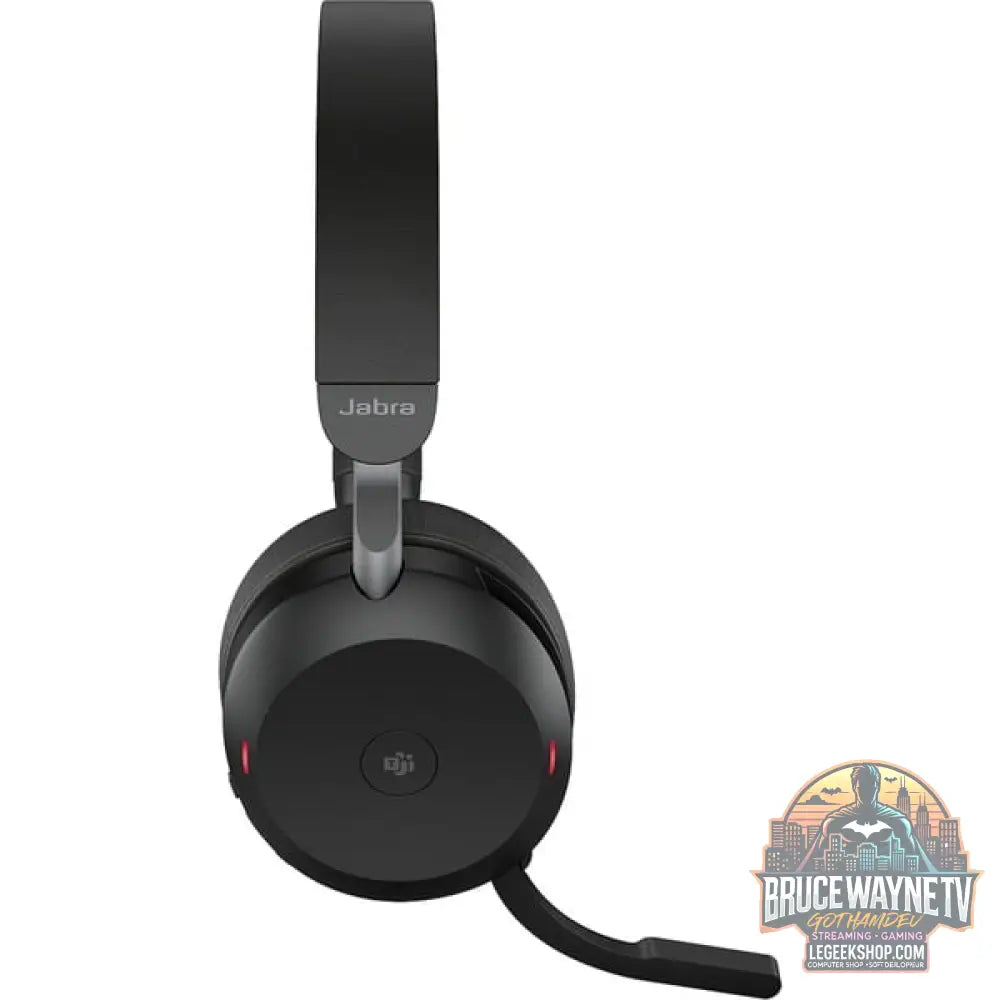 Jabra Evolve2 75, Headset noir, Link380a, MS - Jabra - vue 2