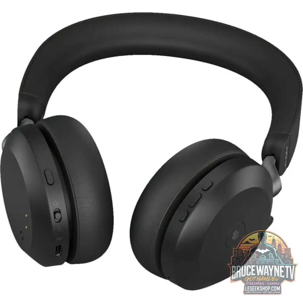 Jabra Evolve2 75, Headset noir, Link380a, MS - Jabra - vue 6
