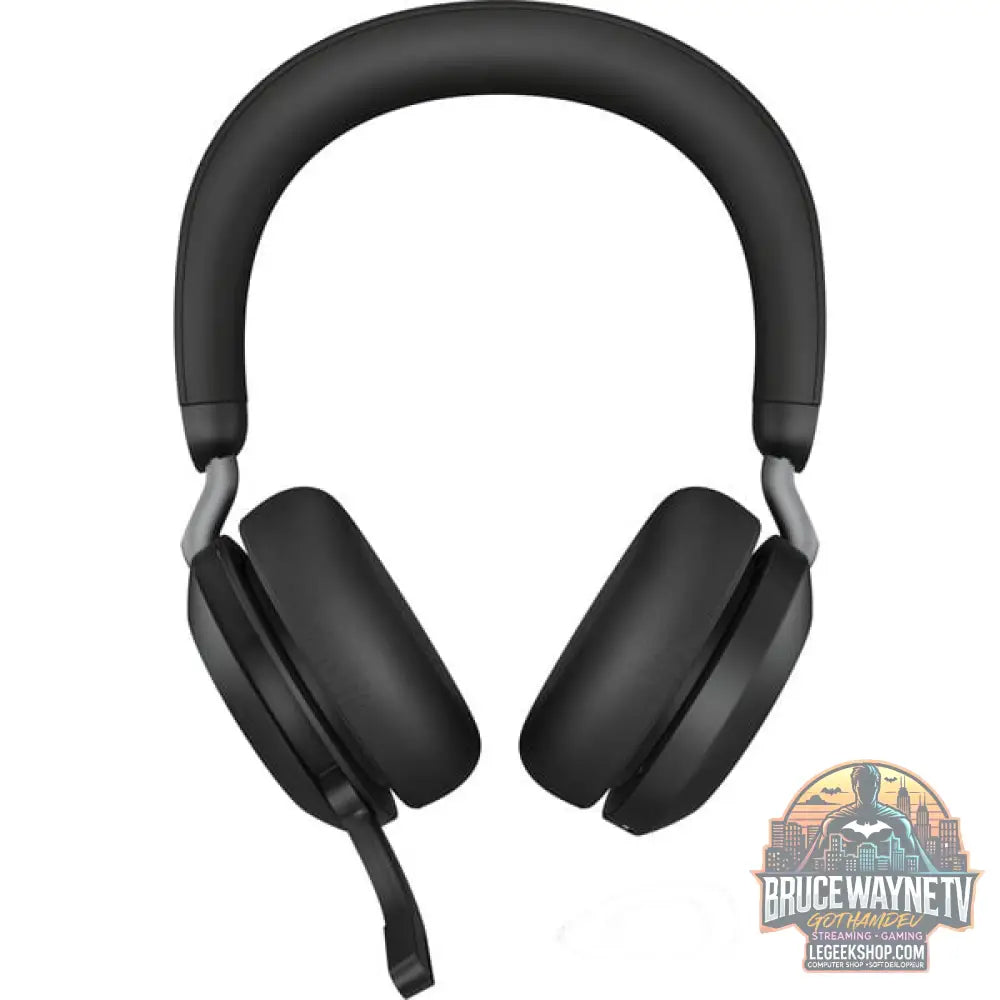 Jabra Evolve2 75, Headset noir, Link380a, UC - Jabra - vue 2