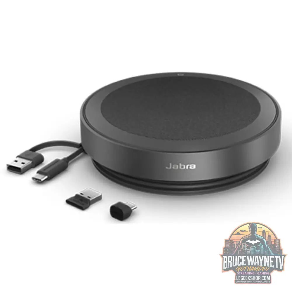 Jabra Speak2 75, Freisprecheinrichtung noir, MS Teams, USB-C, USB-A, Bluetooth - Jabra - vue 2