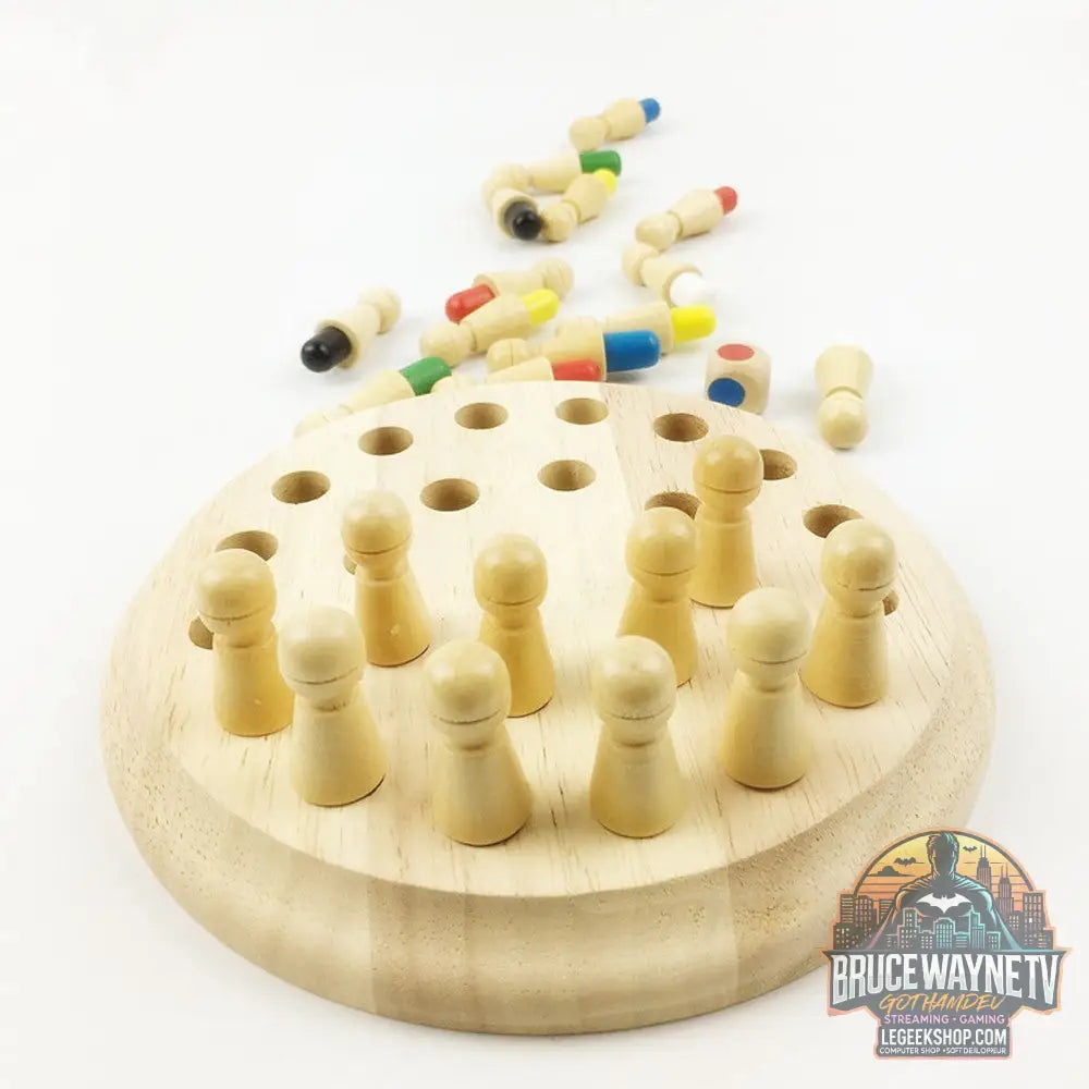 Jeu Mémoire Montessori Bois Bébé Couleurs Cognitif Éducatif - Jouets Bébé