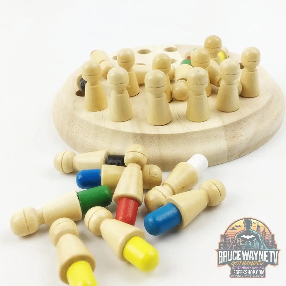Jeu Mémoire Montessori Bois Bébé Couleurs Cognitif Éducatif - Jouets Bébé