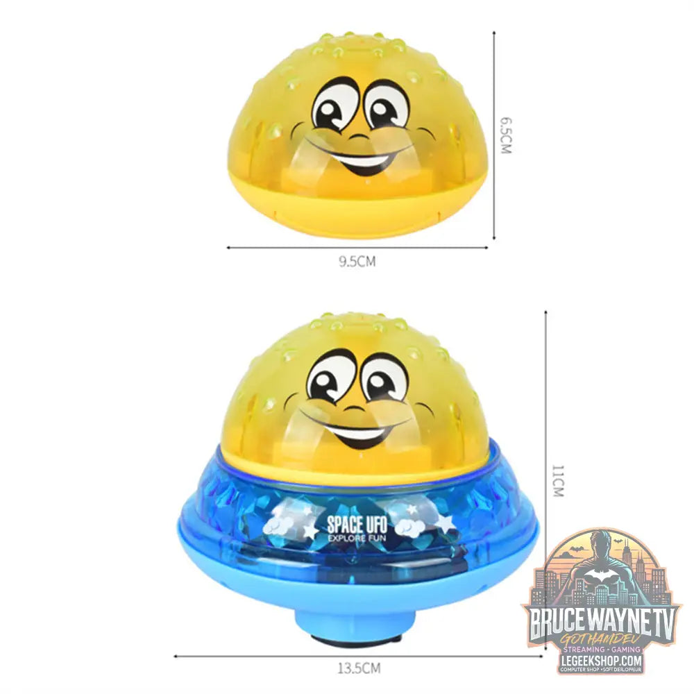 Jouet Bain Enfant Jet Eau Lumières Rotation Piscine Douche - Jouet Bain