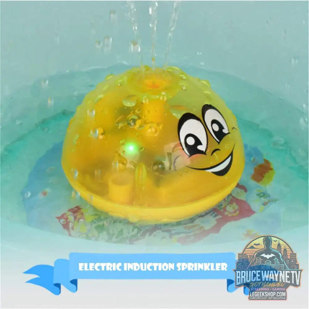 Jouet Bain Enfant Jet Eau Lumières Rotation Piscine Douche - Jouet Bain