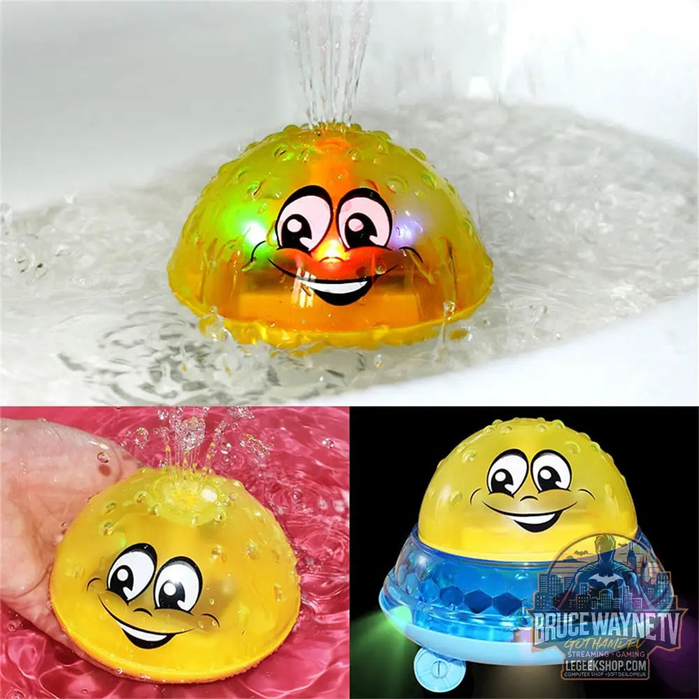 Jouet Bain Enfant Jet Eau Lumières Rotation Piscine Douche - Jouet Bain