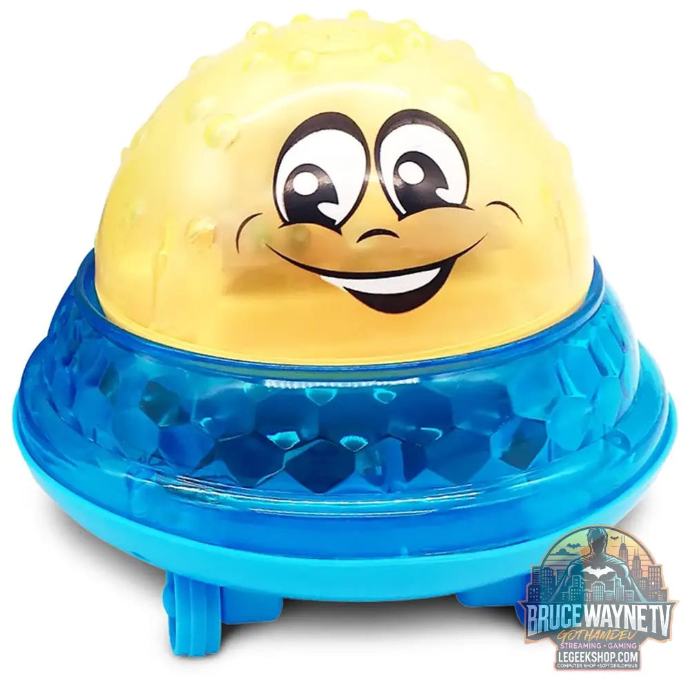 Jouet Bain Enfant Jet Eau Lumières Rotation Piscine Douche - Yellow blueA - Jouet Bain