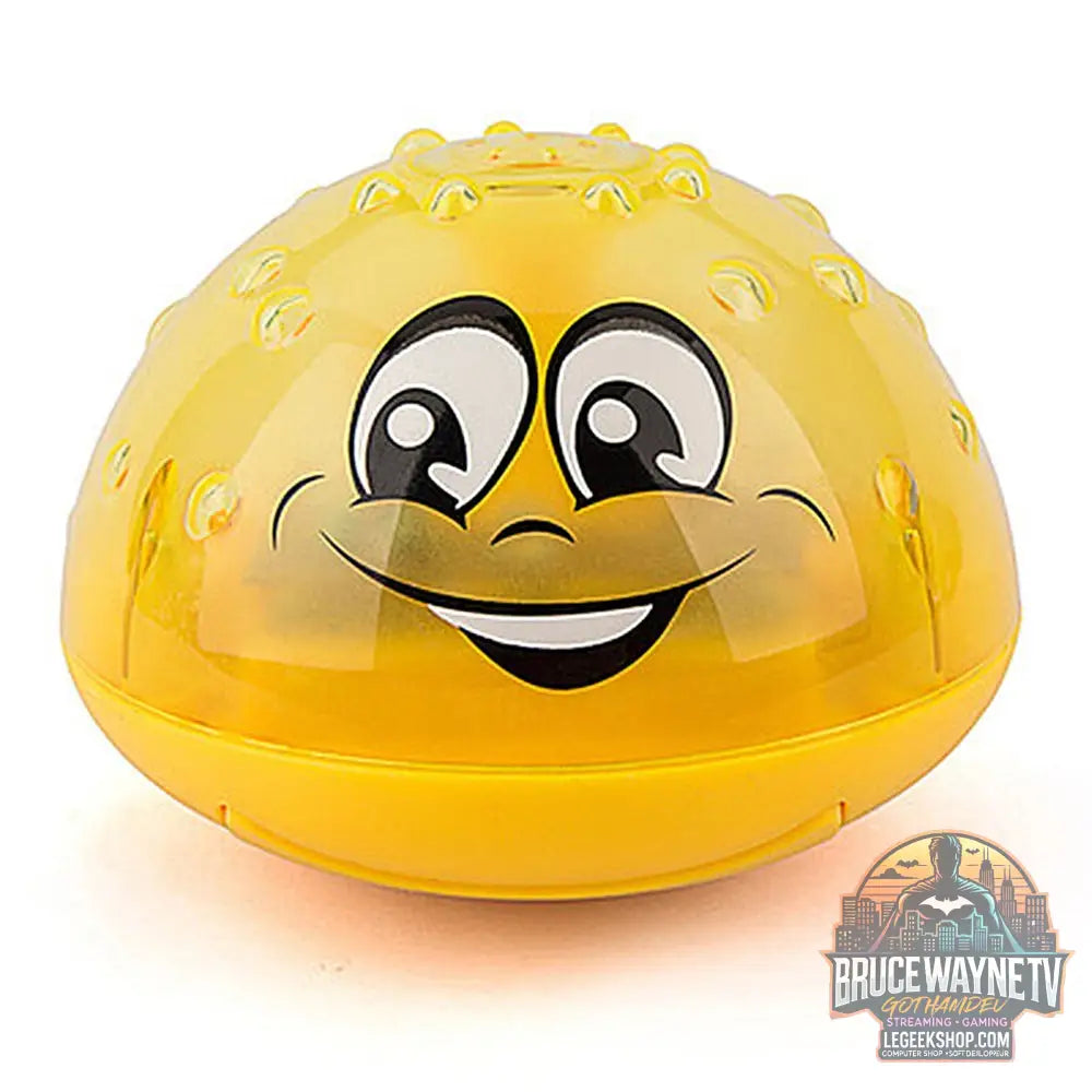 Jouet Bain Enfant Jet Eau Lumières Rotation Piscine Douche - Yellow - Jouet Bain