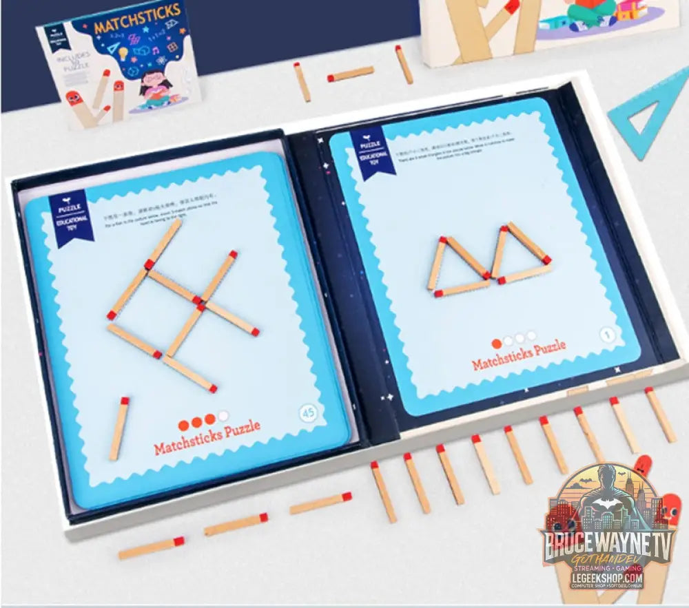Jouet Éducatif Montessori Bois Réflexion Logique Enfant - A - Jouet Éducatif