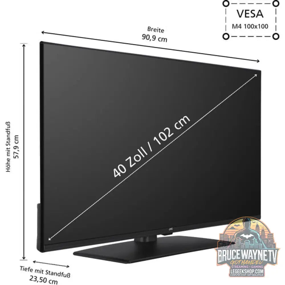 JVC LT-40VF4455, LED-Fernseher - JVC - vue 2