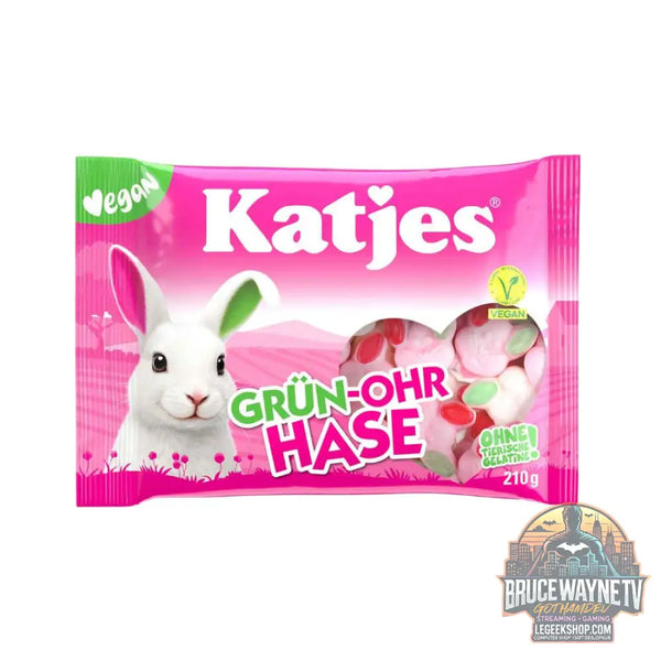 Katjes Grenier-Oreille Lapin bonbons gélifiés au goût de fruits de 210 g (Pack de 14) - Snacks & boissons importés