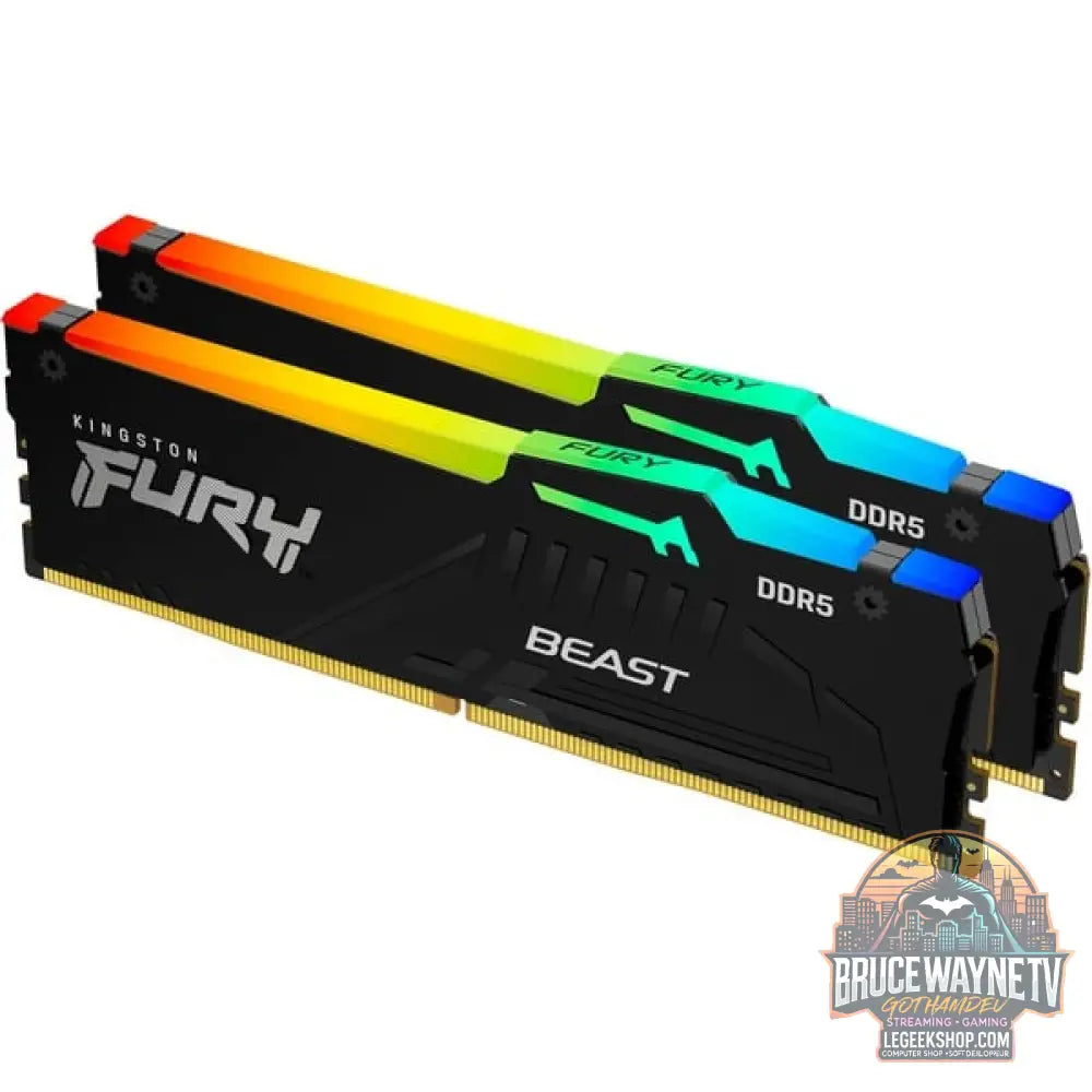 Kingston FURY DIMM 16 GB DDR5-6000 (2x 8 GB) Dual-Kit, Arbeitsspeicher - Kingston FURY - vue 2