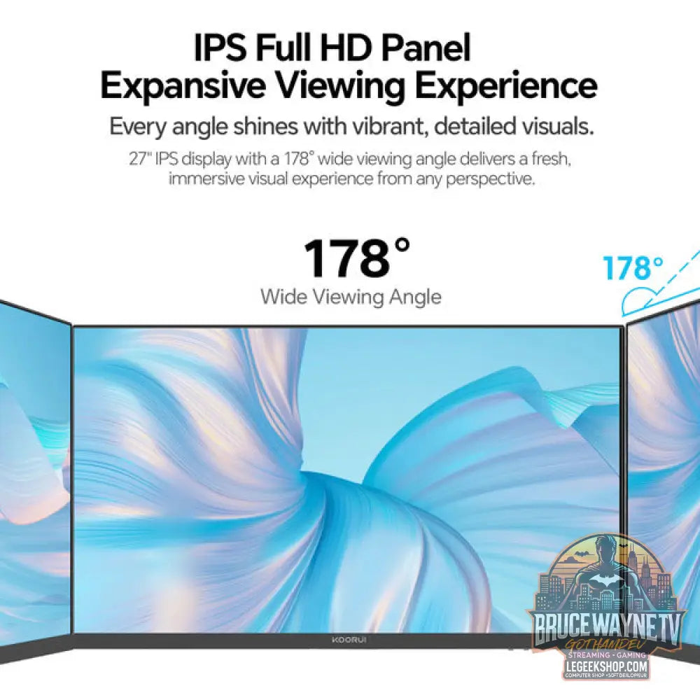 Koorui E2711F 27" Full HD IPS 100 Hz - Koorui - vue 10