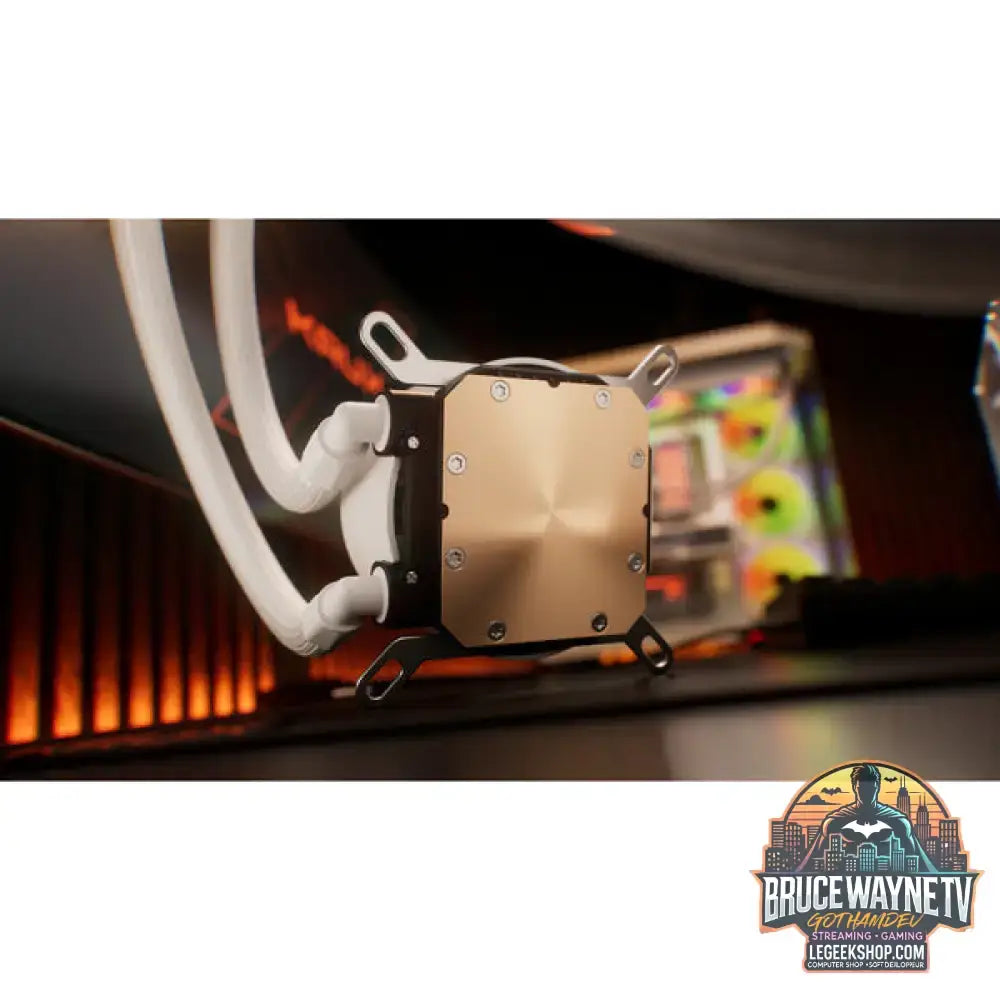 Krux HydroGlance 360 LCD White, Wasserkühlung weiß - Krux - vue 10