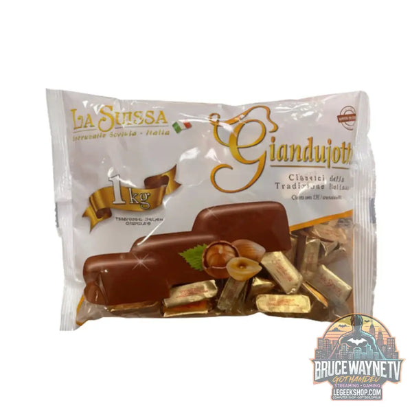 La Suissa Gianduiotti chocolats aux noisettes gianduia (Boîte de 1kg) - Snacks & boissons importés