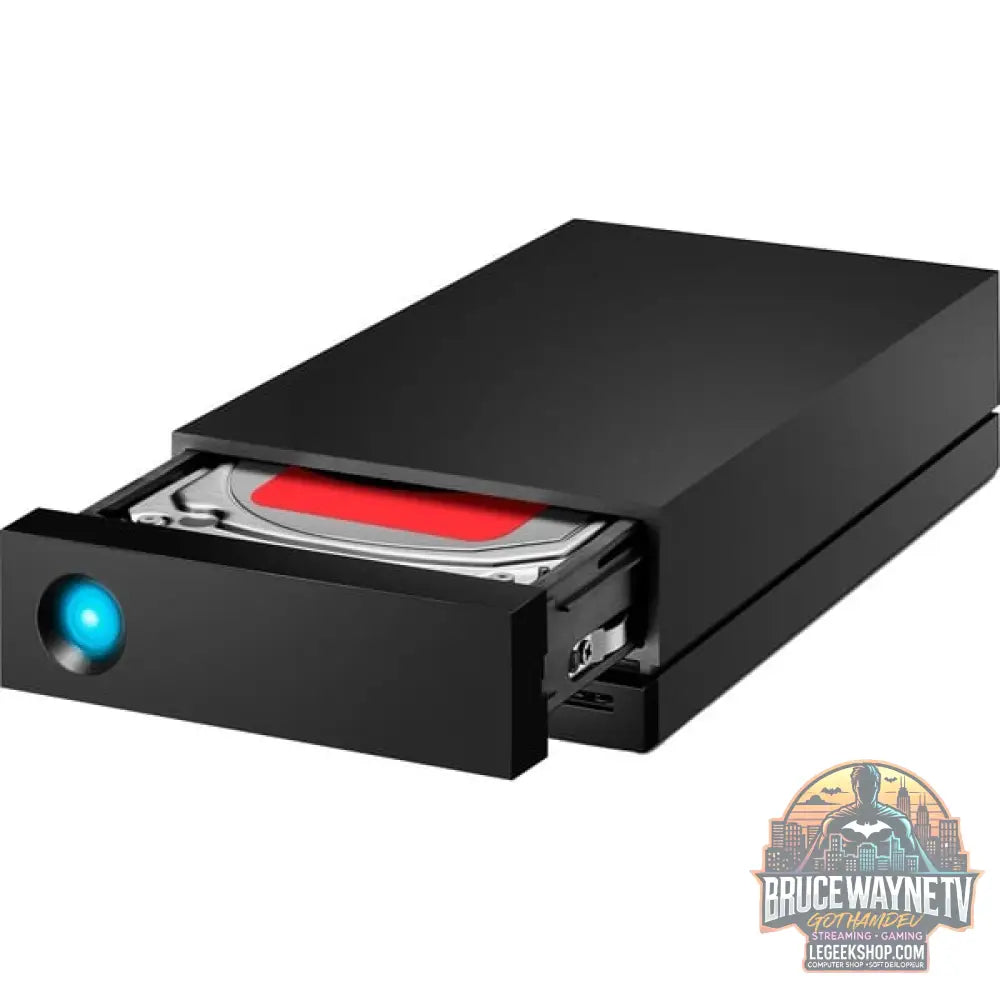 LaCie 1big Dock 8 TB, Externe Festplatte noir, extern, 2x Thunderbolt 3 - LaCie - vue 4