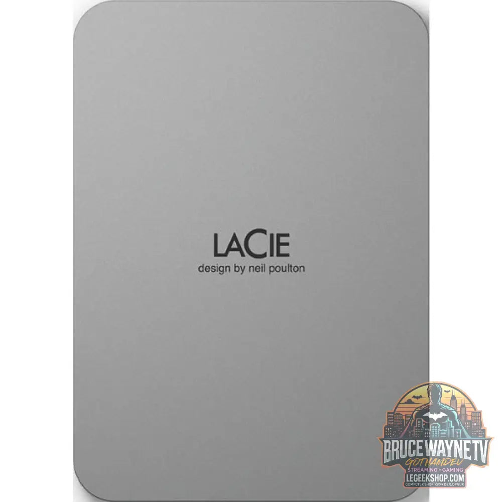 LaCie Mobile Drive Secure 2 TB, Externe Festplatte gris, USB-C 3.2 (5 Gbit/s) - LaCie - vue 2