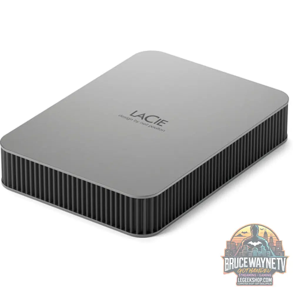 LaCie Mobile Drive Secure 4 TB, Externe Festplatte gris, USB-C 3.2 (5 Gbit/s) - LaCie - vue 3