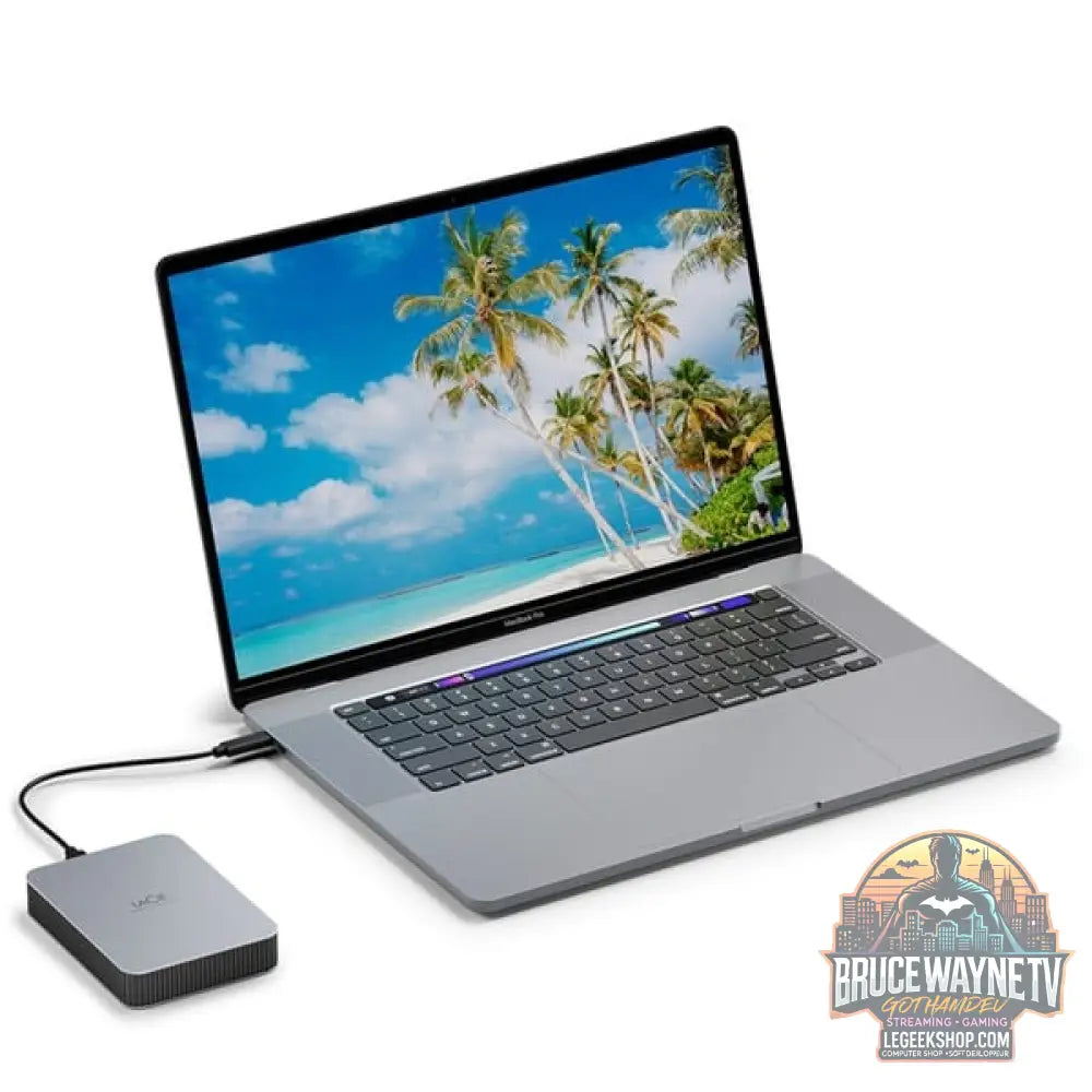 LaCie Mobile Drive Secure 5 TB, Externe Festplatte gris, USB-C 3.2 (5 Gbit/s) - LaCie - vue 6