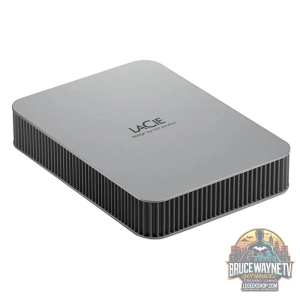LaCie Mobile Drive Secure 5 TB, Externe Festplatte gris, USB-C 3.2 (5 Gbit/s) - LaCie