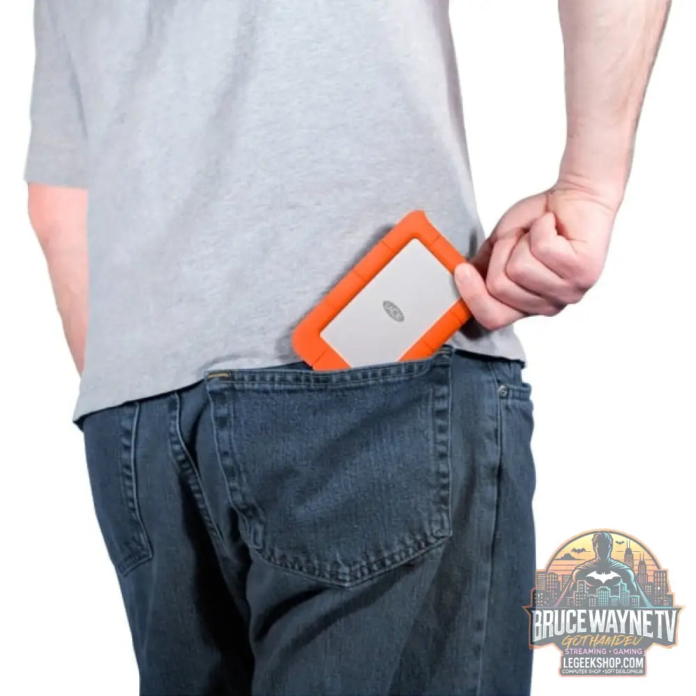 LaCie Rugged 5 TB, Externe Festplatte USB-C 3.2 (5 Gbit/s) - LaCie - vue 5