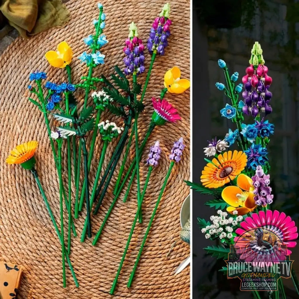 LEGO 10313 Icons Wildblumenstrauß, jeu de construction - LEGO - vue 6