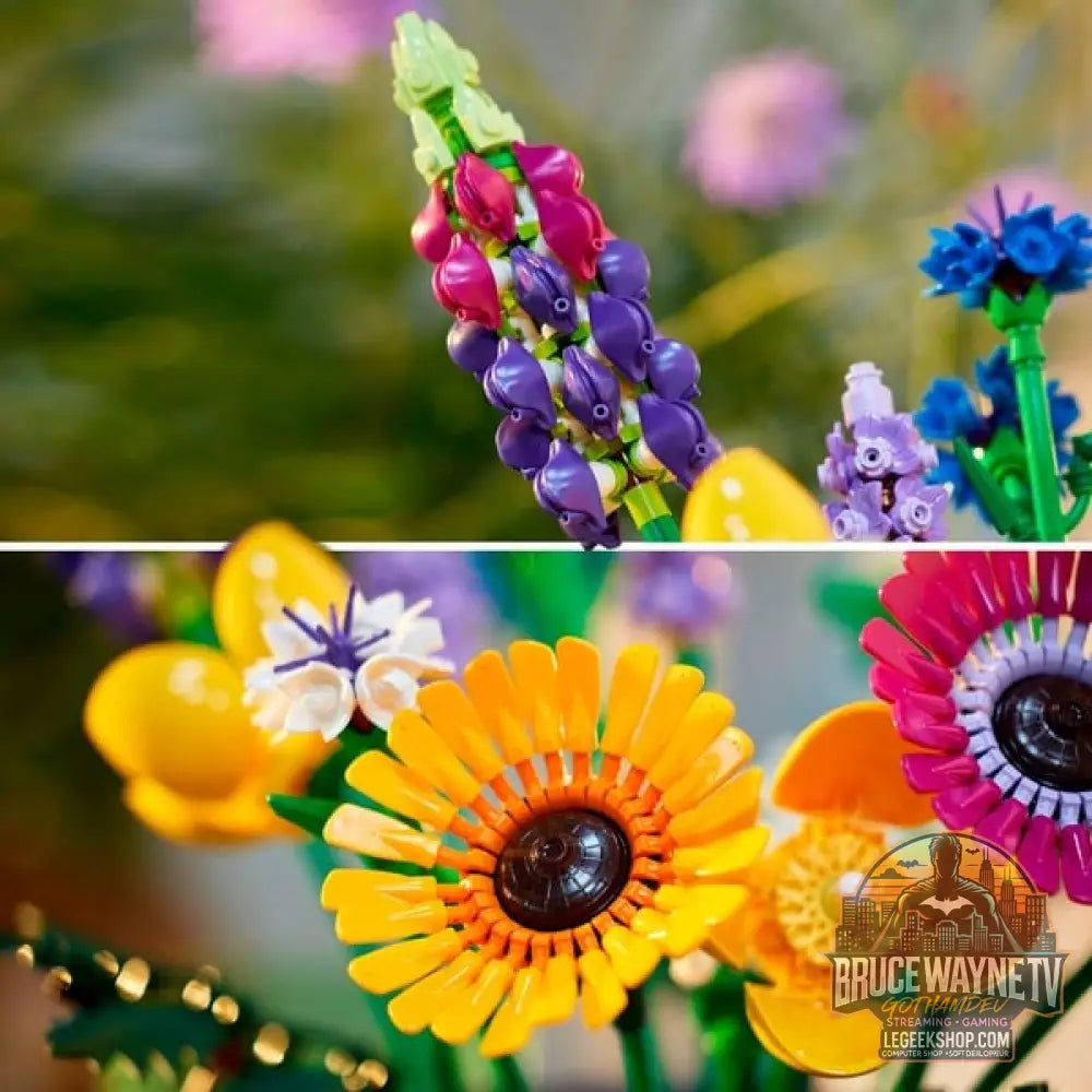 LEGO 10313 Icons Wildblumenstrauß, jeu de construction - LEGO - vue 5