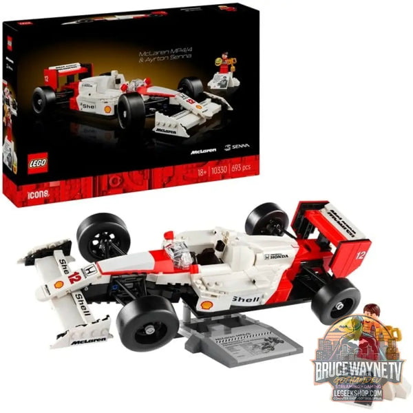 LEGO 10330 Icons McLaren MP4/4 & Ayrton Senna, jeu de construction - LEGO