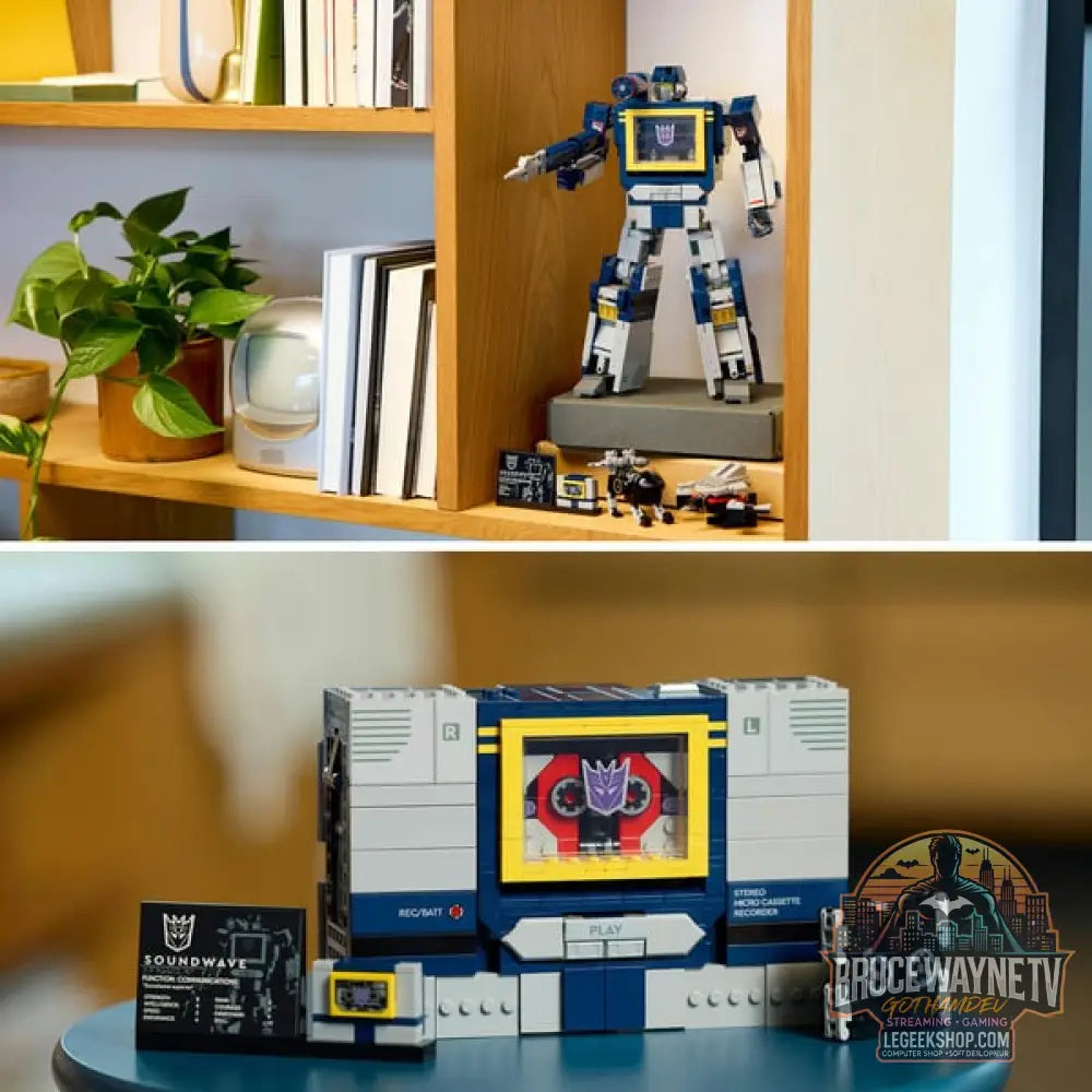 LEGO 10358 Icons Transformers: Soundwave, jeu de construction - LEGO - vue 4