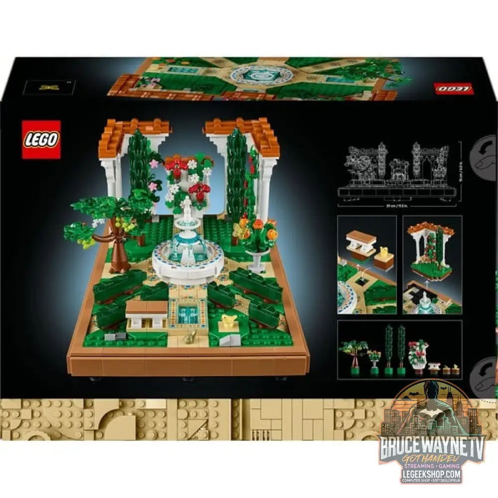 LEGO 10359 Icons Springbrunnengarten, jeu de construction - LEGO - vue 7