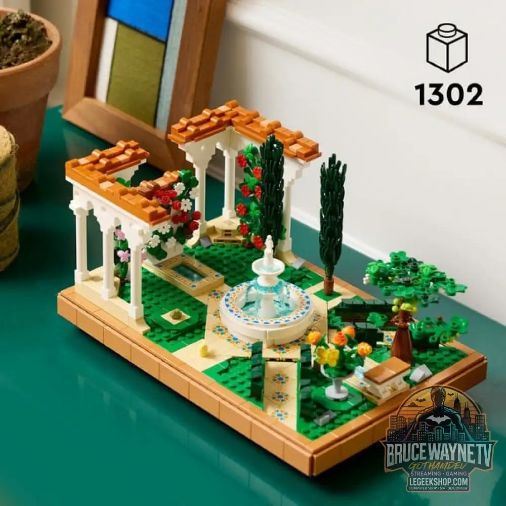 LEGO 10359 Icons Springbrunnengarten, jeu de construction - LEGO - vue 3