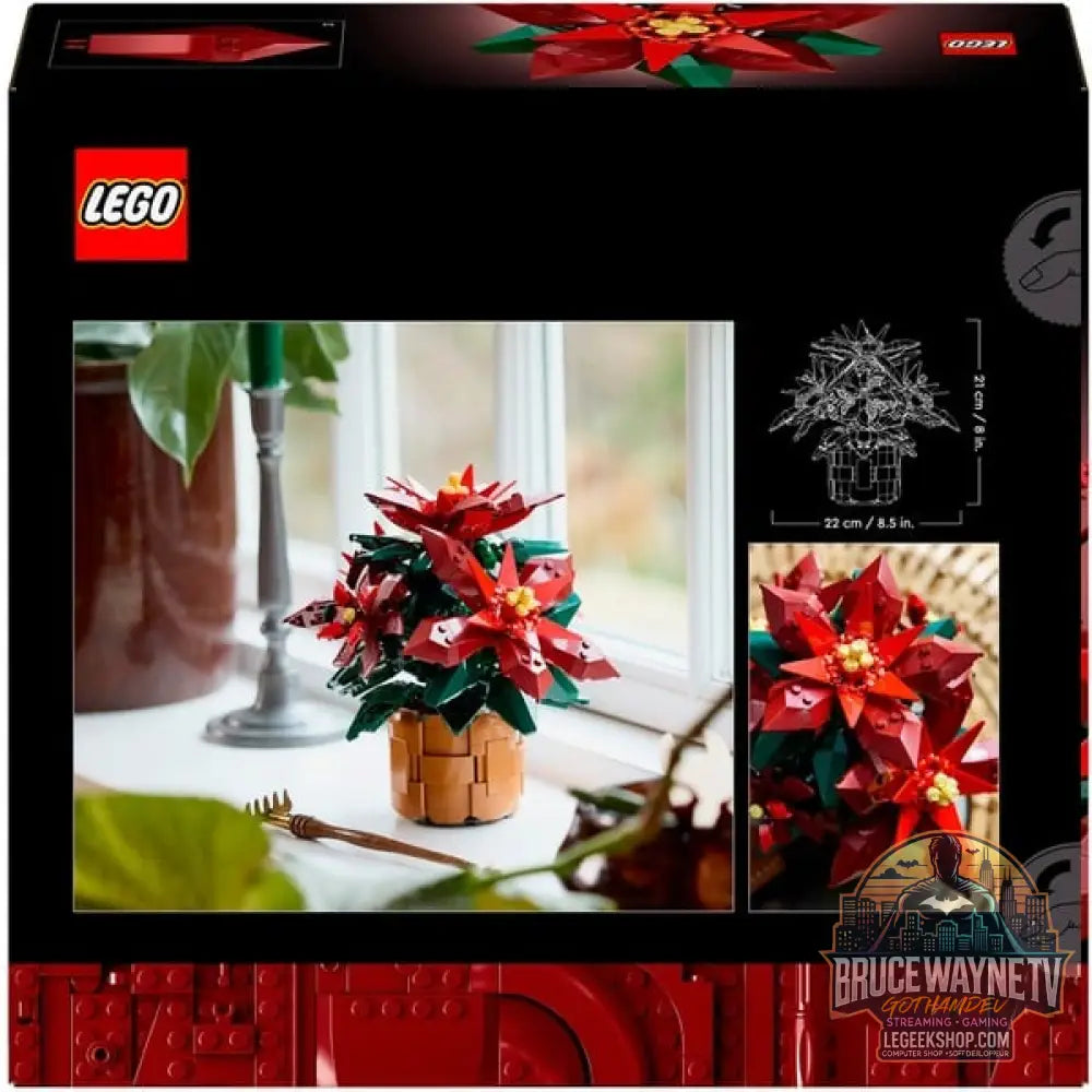 LEGO 10370 Icons Weihnachtsstern, jeu de construction - LEGO - vue 7