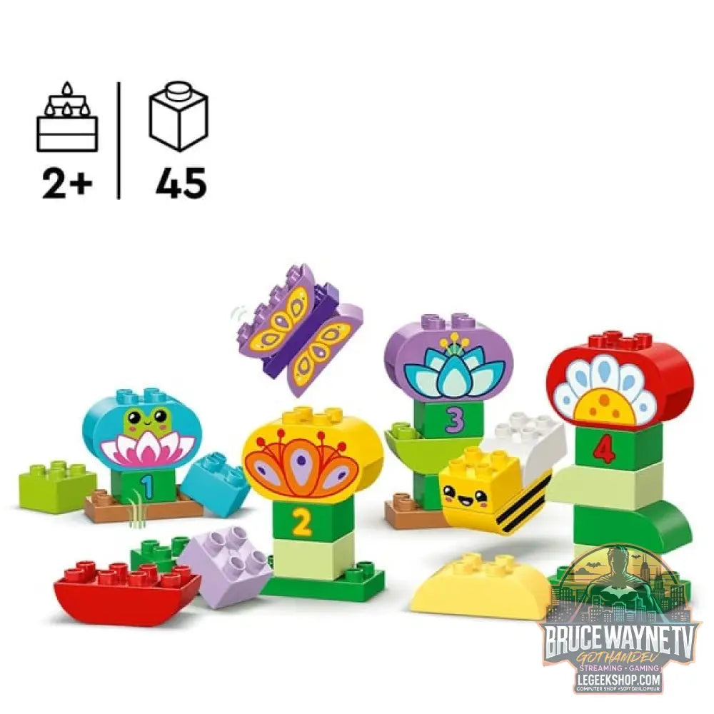 LEGO 10444 DUPLO Town Kreativer Blumengarten, jeu de construction - LEGO - vue 3