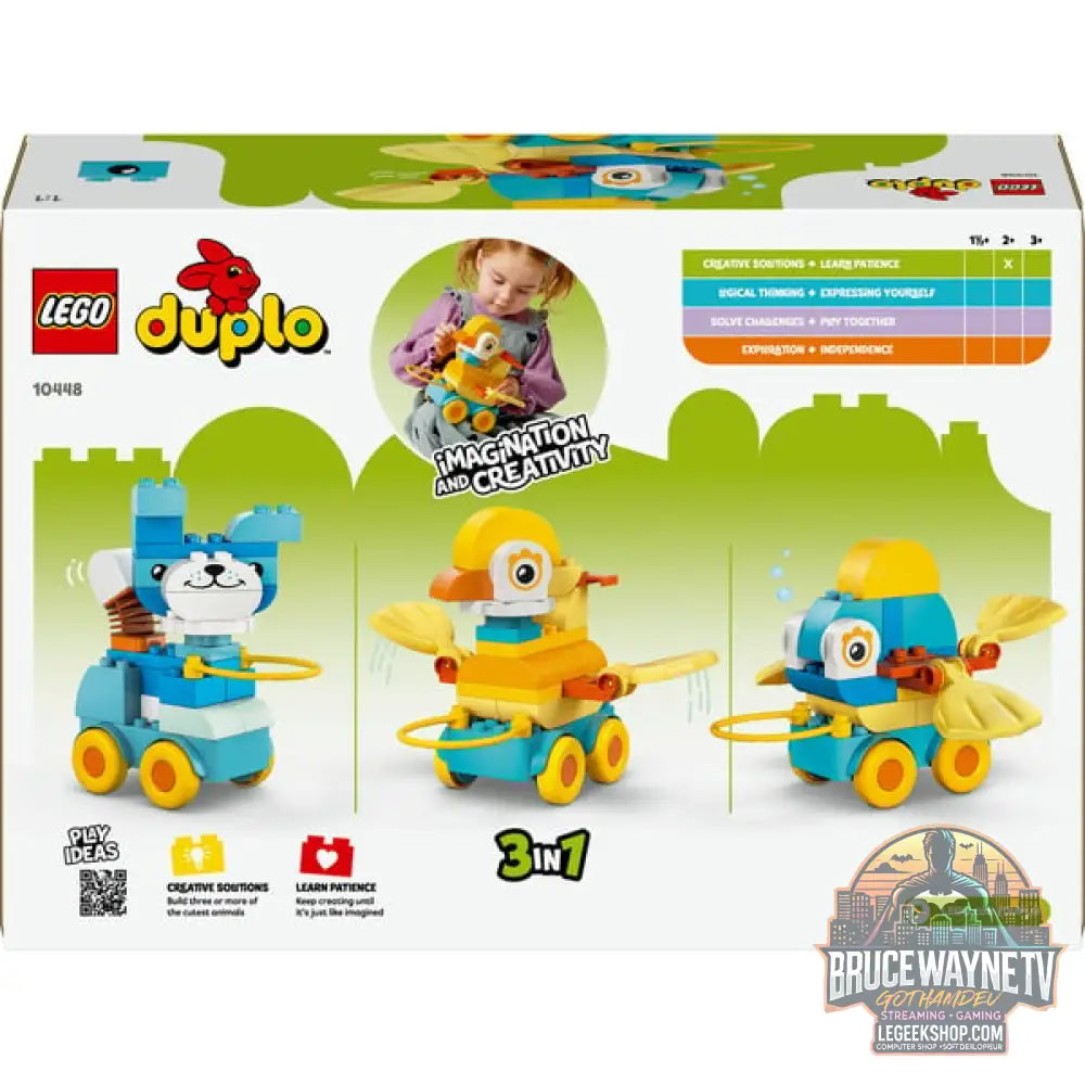 LEGO 10448 DUPLO Town Tiere auf Rädern 3-in-1-Set, jeu de construction - LEGO - vue 7