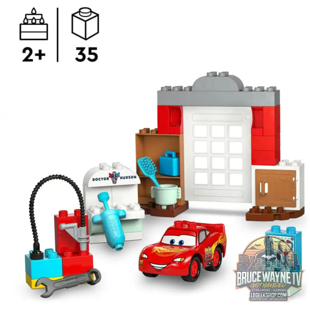 LEGO 10456 DUPLO Disney McQueens Besuch in Docs Werkstatt, jeu de construction - LEGO - vue 3