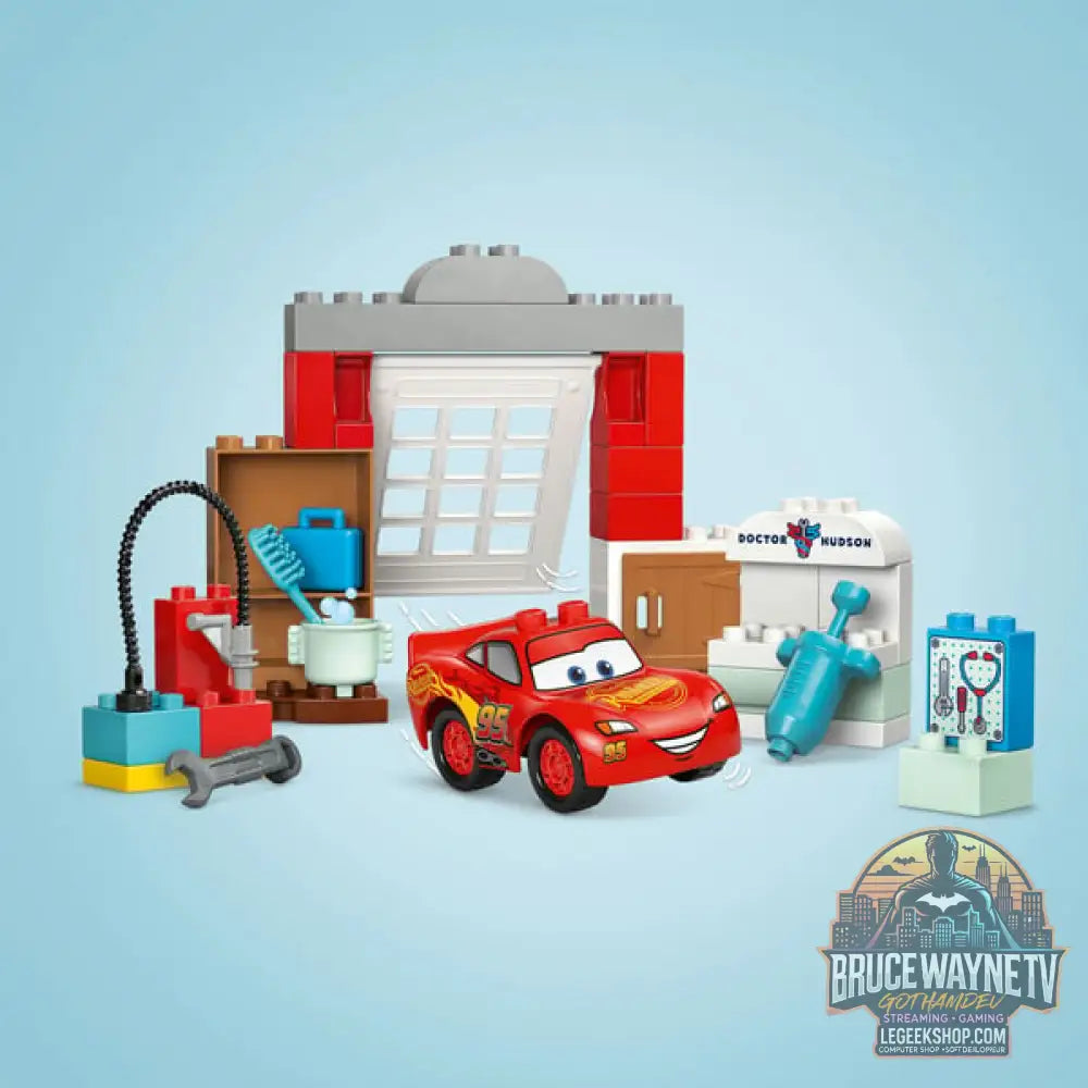 LEGO 10456 DUPLO Disney McQueens Besuch in Docs Werkstatt, jeu de construction - LEGO - vue 4