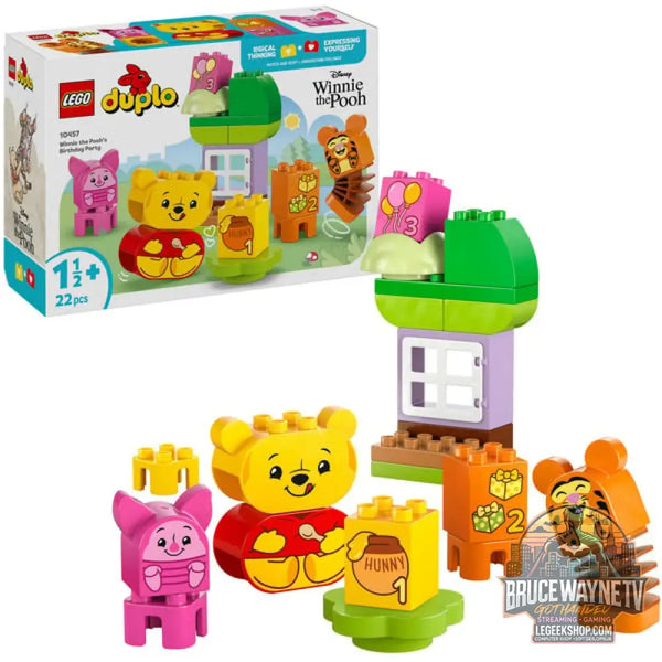 LEGO 10457 DUPLO Disney Winnie Puuhs Geburtstagsparty, jeu de construction - LEGO