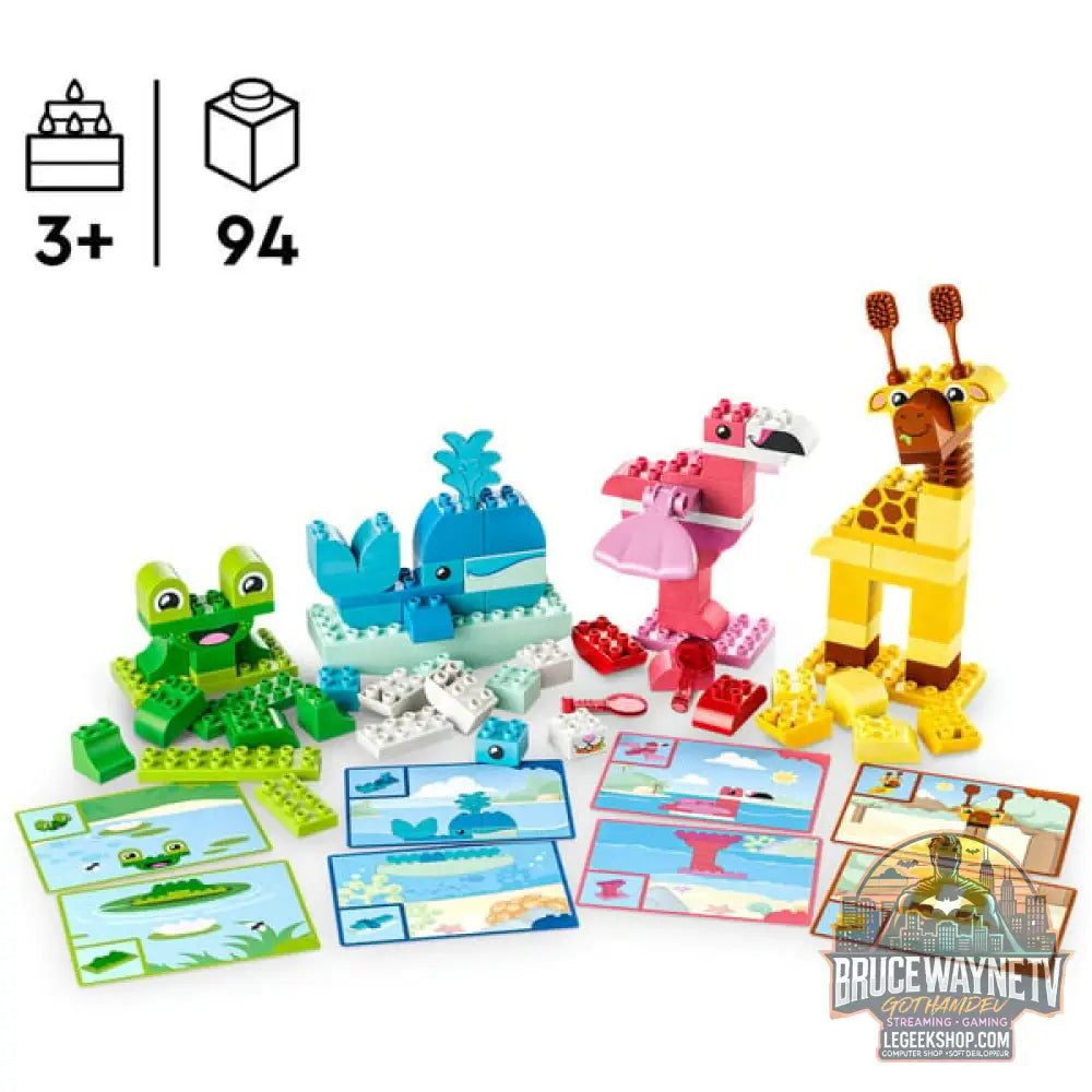 LEGO 10472 DUPLO Wir Bauen Tiere, jeu de construction - LEGO - vue 2