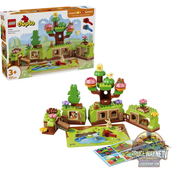 LEGO 10480 DUPLO Town Wald avec wilden Tieren, jeu de construction - LEGO