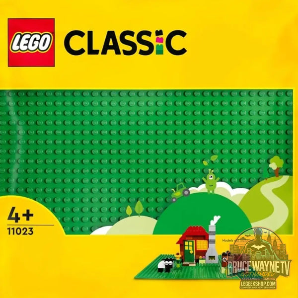 LEGO 11023 Classic Grüne Bauplatte, jeu de construction vert, Quadratische Grundplatte avec 32x32 Noppen - LEGO